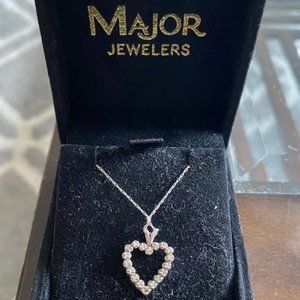 Womens Heart Shaped Necklace